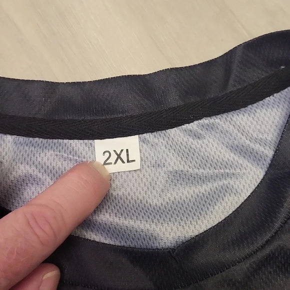 🛍Mens Patriotic American Flag‎ Black Short Sleeve Round Neck Jersey Tee 2XL - Picture 2 of 5